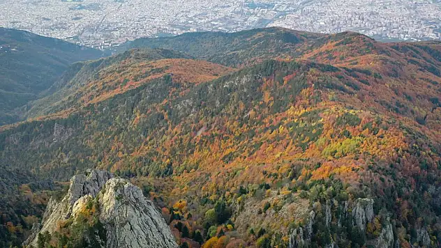 Uludağ'da sonbahar renkleri hakim oldu