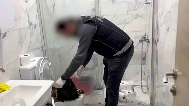 Uyuşturucu baskını film sahnelerini aratmadı!