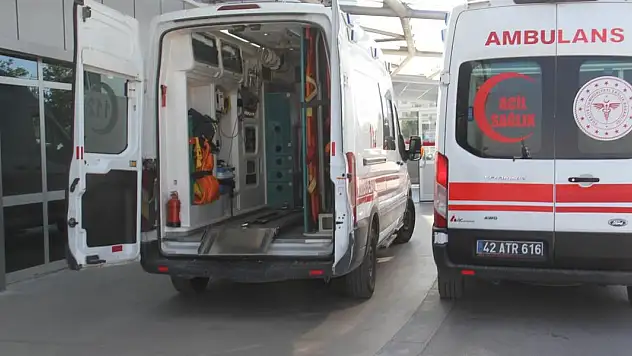 Üzerine saman balyası düşen şahıs yaralandı
