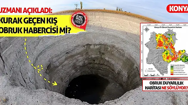 Uzmanı Açıkladı: Kurak Geçen Kış Obruk Habercisi Mi? Obruk Haritası Ne Söylüyor?