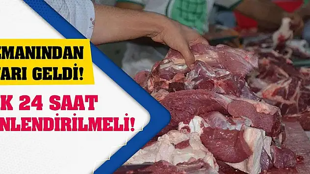 Uzmanından uyarı geldi! İlk 24 saat dinlendirilmeli!
