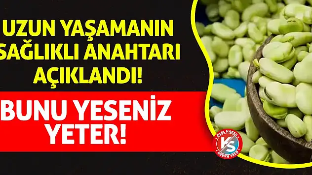 Uzun yaşamanın sağlıklı anahtarı açıklandı! Bunu yeseniz yeter!