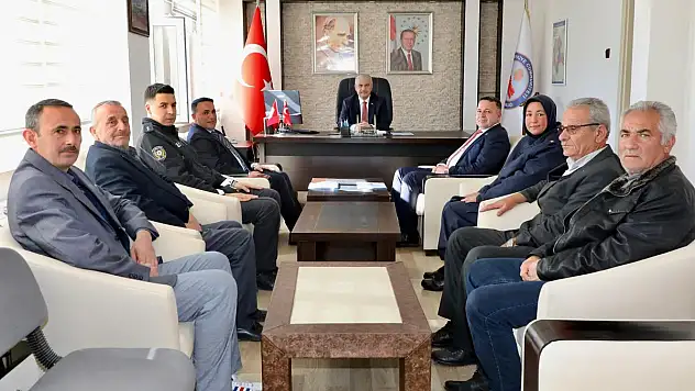 Vali İbrahim Akın Yalıhüyük'ü Ziyaret Etti