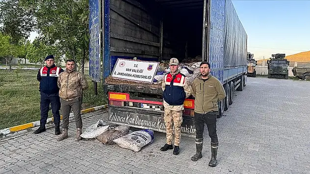 Van'da kaçak avlanmış 19 ton 200 kilogram inci kefali ele geçirildi