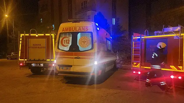 Yangında dumandan etkilenen 2 kişi hastaneye kaldırıldı