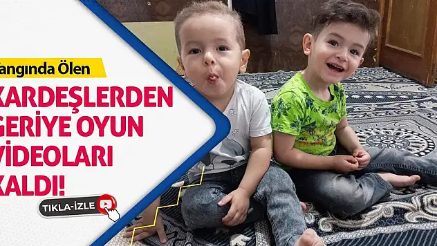 Yangında Ölen Kardeşlerden Geriye Oyun Videoları Kaldı!