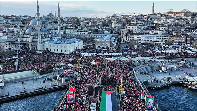 Yarım milyon yürek Filistin için buluştu!