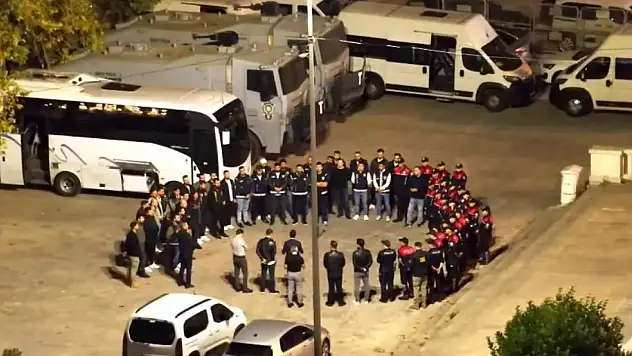 Yasa dışı pazarlık havadan tespit edildi: 27 gözaltı