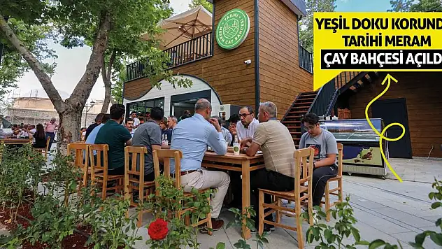 Yeşil Doku Korundu! Tarihi Meram Çay Bahçesi Açıldı!