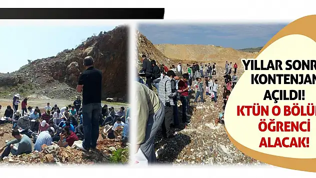 Yıllar Sonra Kontenjan Açıldı! KTÜN O Bölüme Öğrenci Alacak!