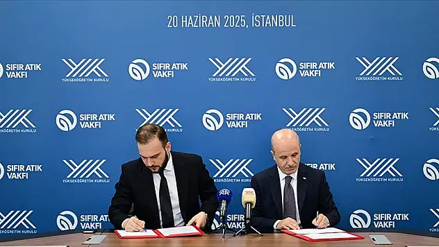 YÖK ile Sıfır Atık Vakfı arasında işbirliği protokolü imzalandı