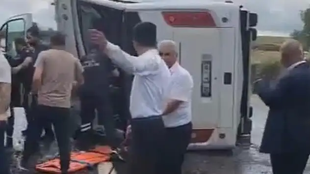 Yozgat'ta otobüs devrildi: 2 ölü, 15 yaralı
