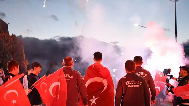 Yunan rakibini mağlup etmişti! Konya'da coşkulu kutlama