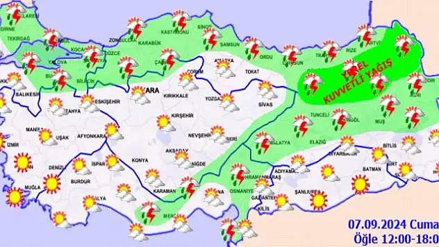 Yurdun doğusunda kuvvetli yağış bekleniyor