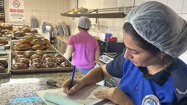 Zabıta ekiplerinden fırın denetimi