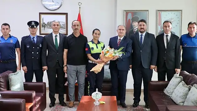 Zabıta Teşkilatı'ndan Vali Özkan'a ziyaret