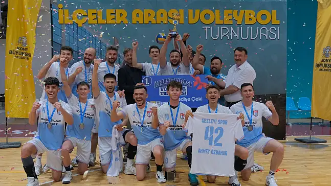 Konya Büyükşehir'in voleybol turnuvasında şampiyon belli oldu