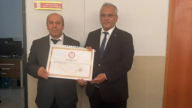 MHP Konya İl Başkanlığı Yönetimi, mazbatasını aldı