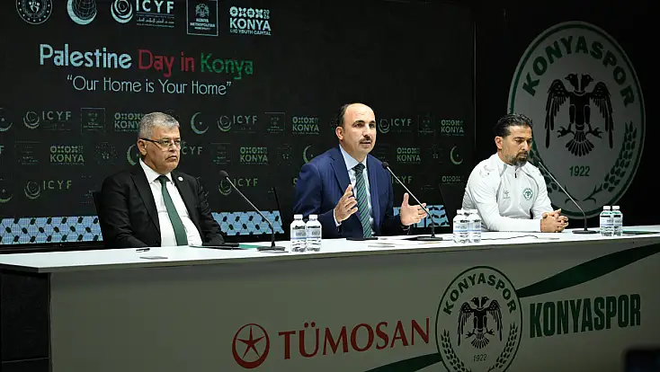Altay, Atiker ve Palut'tan Ortak Toplantı! Tüm Konya'yı Tarihi Maça Davet Ettiler