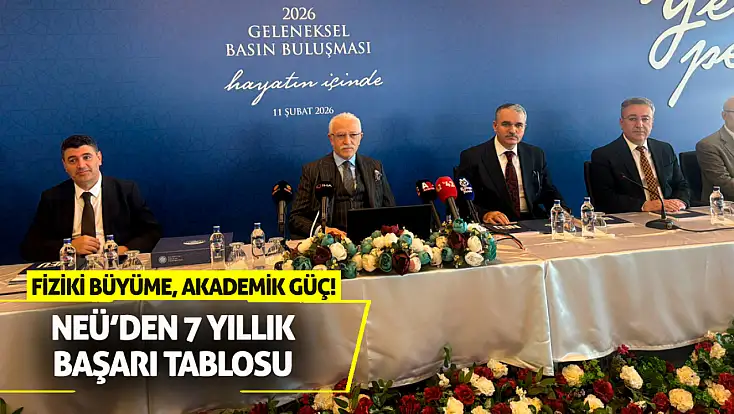 Fiziki büyüme, akademik güç! NEÜ’den 7 yıllık başarı tablosu