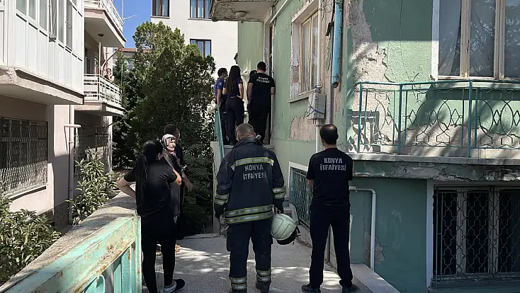Konya'da mahalleyi karıştıran ihbar! Ekipler kapıya dayandı ama...