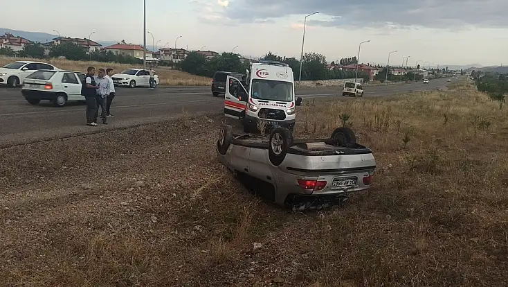 Konya'da şaka gibi olay! Hastaneden çıktı, dönüş yolunda kaza yaptı!