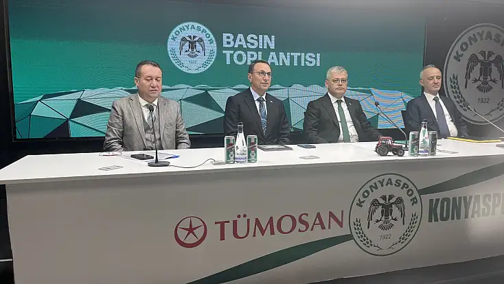 Konyaspor'da gıda şirketi hamlesi! Koladan sonra yeni ürünleri Başkan Atiker açıkladı!