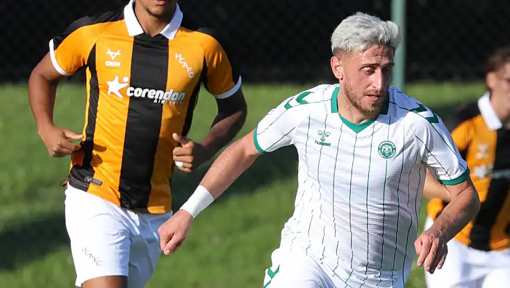Konyasporlu Melih'ten özel açıklamalar! 'Hedefimiz yeniden final'