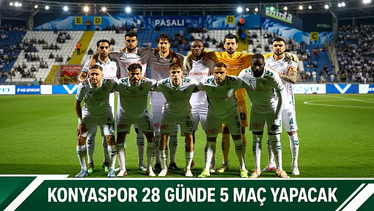 Anadolu Kartalı yoğun mesaide: Konyaspor'un zorlu fikstürü başlıyor