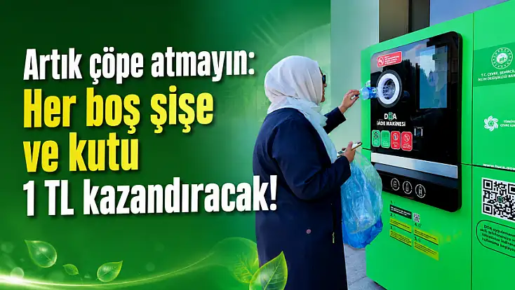 Artık çöpe atmayın: Her boş şişe ve kutu 1 TL kazandıracak! Konya'daki geri dönüşüm noktaları belli oldu