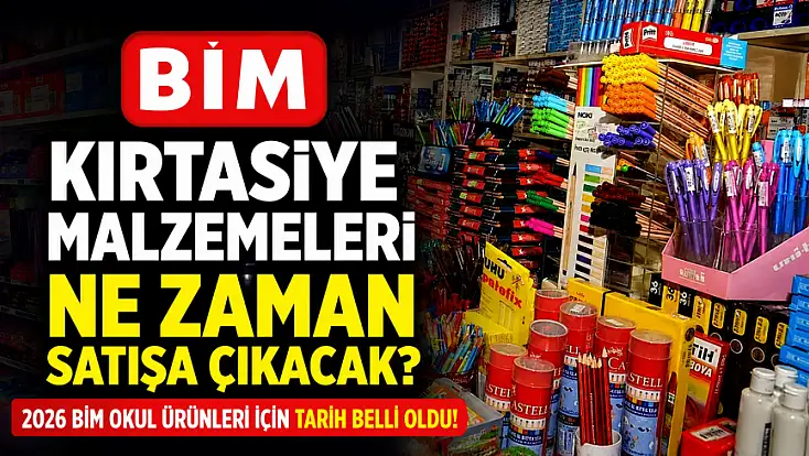 BİM kırtasiye malzemeleri ne zaman satışa çıkacak? 2026 BİM okul ürünleri için tarih belli oldu!