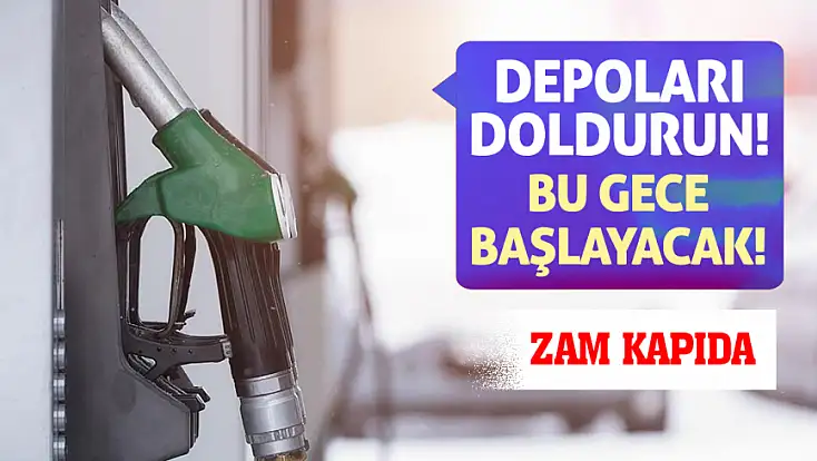 Depoları doldurun, bu gece başlayacak! Zam kapıda...