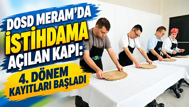 DOSD Meram’da yeni dönem heyecanı: Kayıtlar başladı!