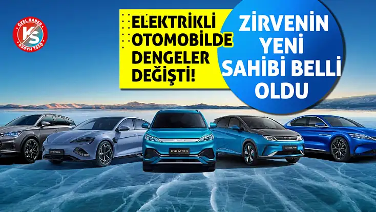 Elektrikli otomobilde dengeler değişti! Zirvenin yeni sahibi belli oldu