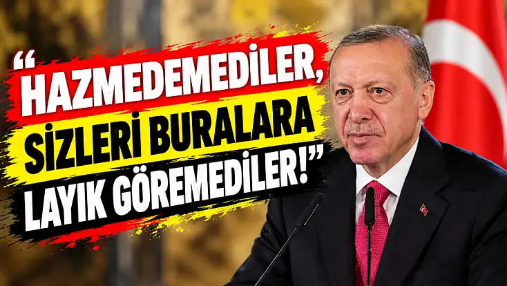 Erdoğan'dan, muhtarlarla ilgili eleştirilere sert yanıt!