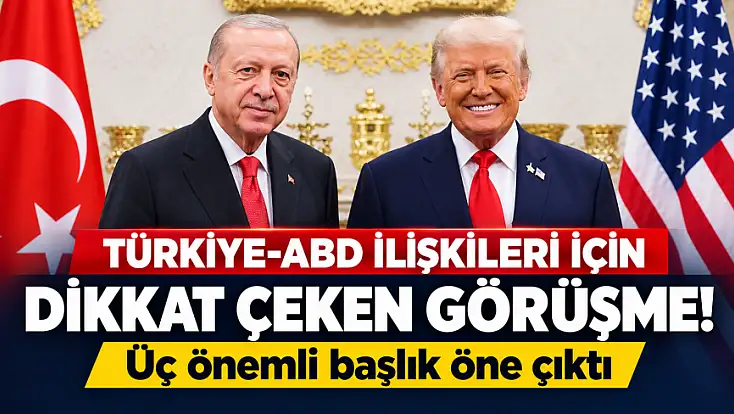 Erdoğan ve Trump görüştü! Konuşulan kritik başlıklar belli oldu