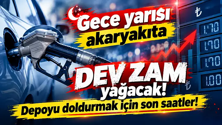 Gece yarısı akaryakıta dev zam yağacak: Depoyu doldurmak için son saatler!