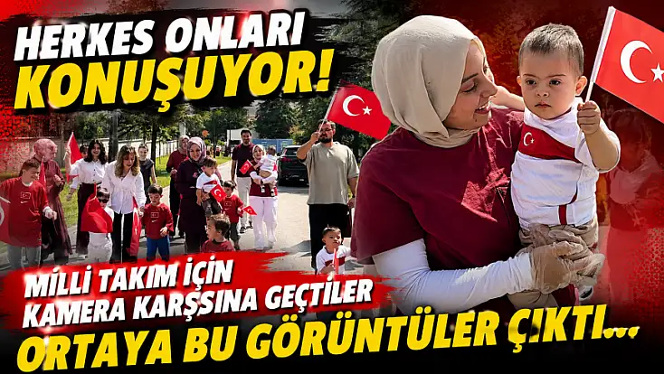 Herkes onları konuşuyor! Milli takım için kamera karşısına geçtiler, ortaya bu görüntüler çıktı…