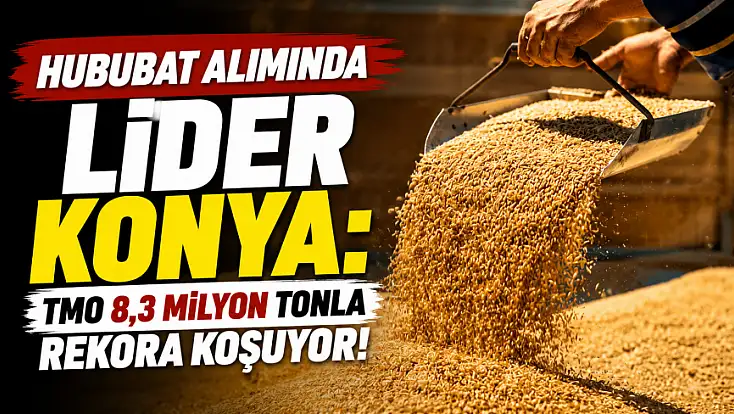 Hububat alımında lider Konya: TMO 8,3 milyon tonla rekora koşuyor!