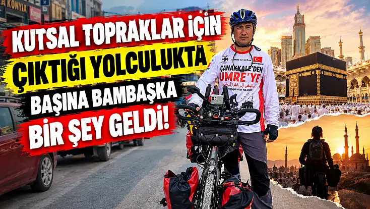 Kabe yolunda Konya’daki molada duygulandıran anlar! İnsanlık bitmemiş