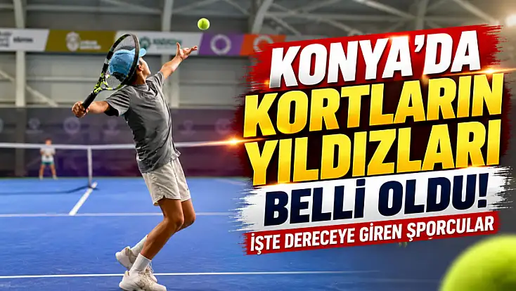 Karatay’da Cumhuriyet heyecanı! Genç tenisçiler ödüllerine kavuştu