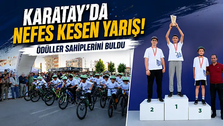 Karatay'da nefes kesen yarış! Ödüller sahiplerini buldu