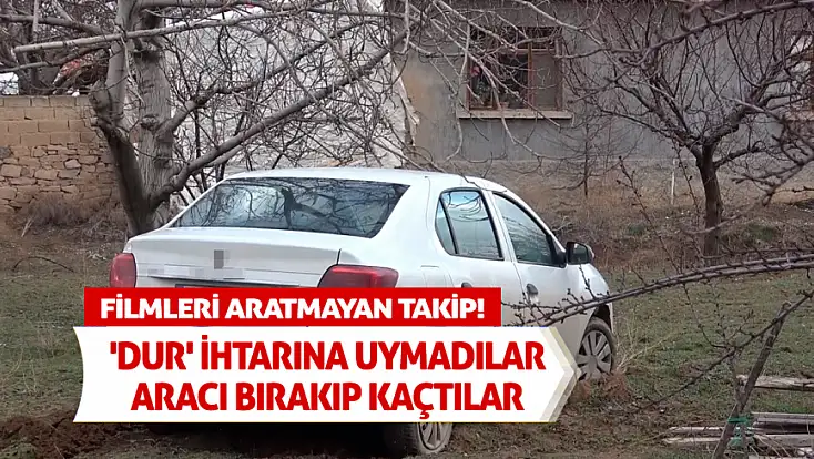 Konya’da filmleri aratmayan takip! 'Dur' ihtarına uymadılar aracı bırakıp kaçtılar