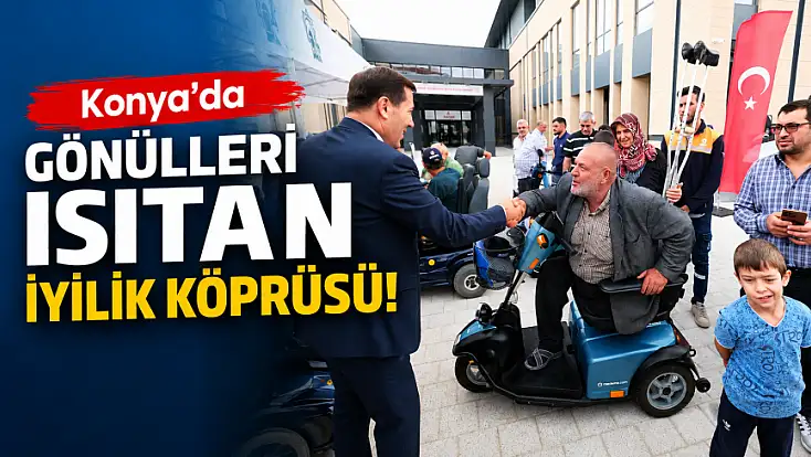 Konya'da gönülleri ısıtan iyilik köprüsü! İhtiyaç sahiplerinin yüzü güldü