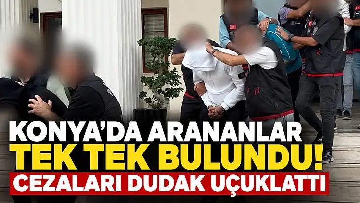 Konya’da polis düğmeye bastı! Aranan 141 şahıs yakalandı