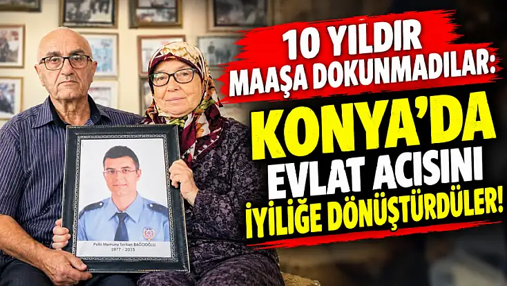Konya'da şehit ailesinden duygulandıran davranış: Oğullarının maaşıyla öğrencilere burs veriyorlar!