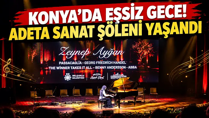 Konya'daki bu gösteri sanat tutkunlarını büyüledi!