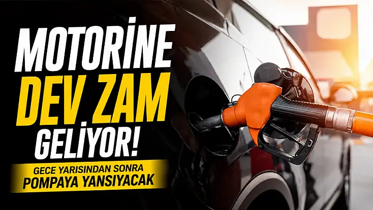 Motorine dev zam geliyor! Gece yarısından sonra pompaya yansıyacak