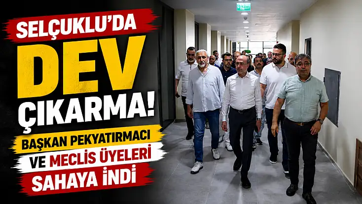 Selçuklu’da dev çıkarma! Başkan Pekyatırmacı ve meclis üyeleri sahaya indi