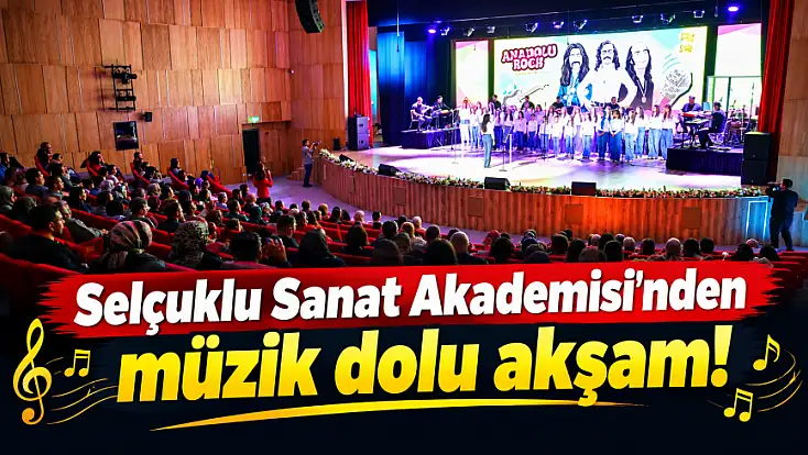 Selçuklu'da minik seslerden unutulmaz Anadolu Rock ziyafeti!